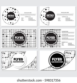 Old retro Vintage style background Design Template,Vector Illustration