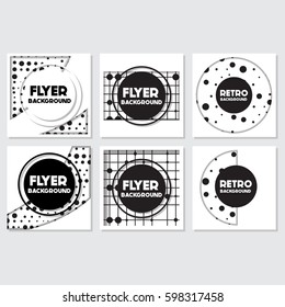 Old retro Vintage style background Design Template,Vector Illustration