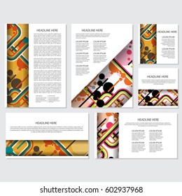 Old retro Vintage style background Design Template,Vector Illustration