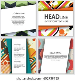 Old retro Vintage style background Design Template,Vector Illustration