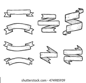 リボン 手書き の画像 写真素材 ベクター画像 Shutterstock