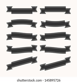 Old ribbon banner , eps10 vector format