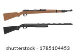 Old rifle gun graphic vector