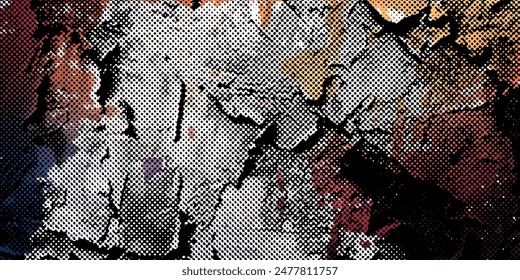 Old ripped torn posters grunge texture background creased crumpled paper backdrop placard surface  Urban street posters