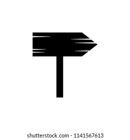 old road sign icon. Element of wild west icon for mobile concept and web apps. Material style old road sign icon can be used for web and mobile