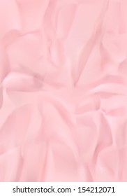 Old rose color crumpled paper.