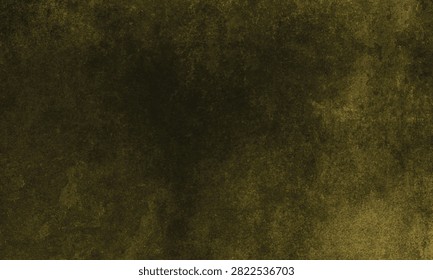 Old rough and grunge texture wall displaying dirty yellow concrete surface with soft atmospheric lighting for moody interior architecture backdrops