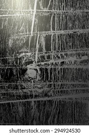 the old rough wooden board