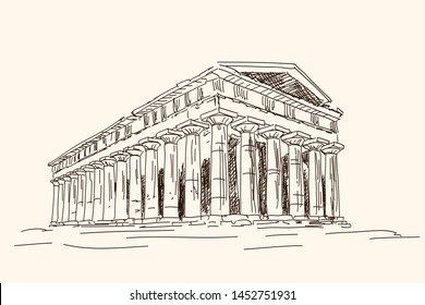 Greek Temple Drawing Images Stock Photos Vectors Shutterstock