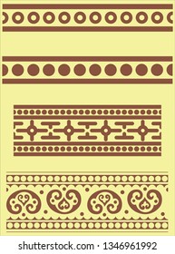 old russian primitive ornament