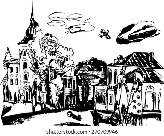 old Russian town