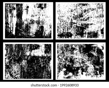 Old Rusty Metal Surface Grudge Textures Set