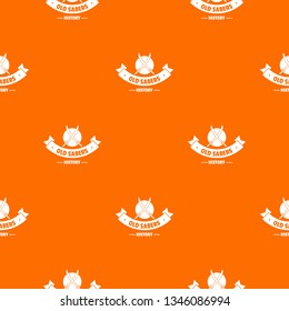 Old saber pattern vector orange for any web design best