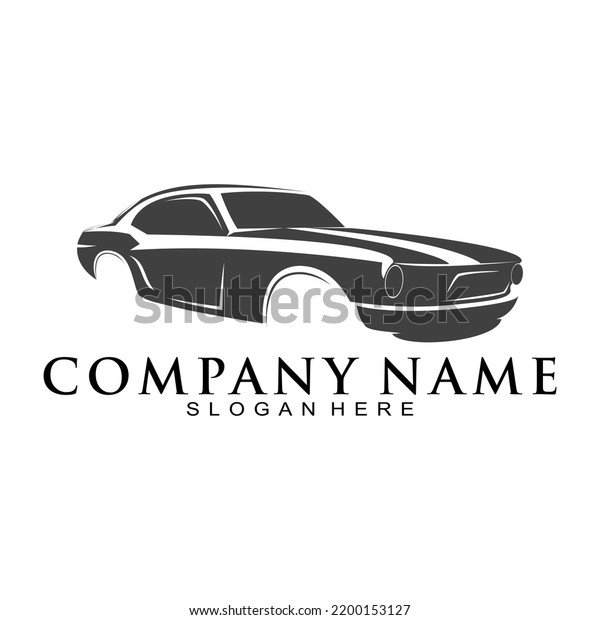 Old Saloon Car Vector Logo Stock Vector (Royalty Free) 2200153127 ...