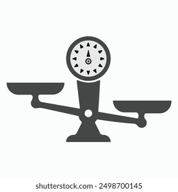 Old Scales Icon symbol, and vector, Can be used for web, print, and mobile