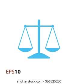 Old scales icon for web and mobile