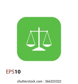 Old scales icon for web and mobile