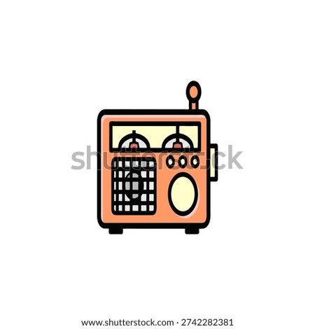 Old School Analog Frequency Radio Tuner