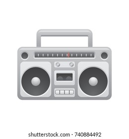 Old school Boombox -  of the Realistic Icons Collection . A professional, realistic, pixel aligned icon.