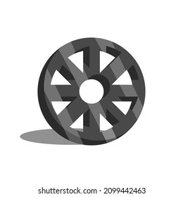old school cassette, vector flat design vintage object illustration