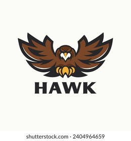 Old School Eagle Mascot Head: Illustrated Classic Eagle Logo as a Vector Graphic and Mascot Illustration for Sport and E-Sport Gaming Teams. EAGLE BIRD FLY VECTOR FOR OUTDOOR LOGO COMPANY