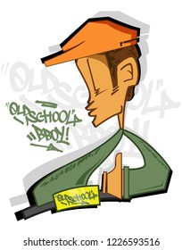 Old School Graffiti Character