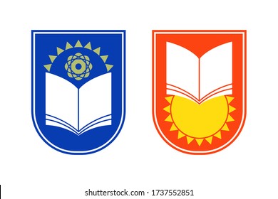 Old school logo. School emblem of the USSR.