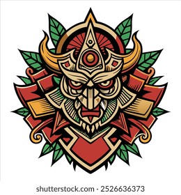 Old School Muster Tattoo Design Vektor