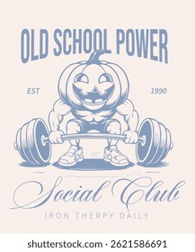 Old School Power hellowen t-shirt