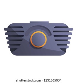 Old school radio icon. Cartoon of old school radio vector icon for web design isolated on white background
