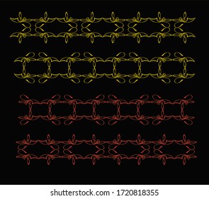 Alte Schule schwirren Stift Streifen grafische Ornamente Elemente