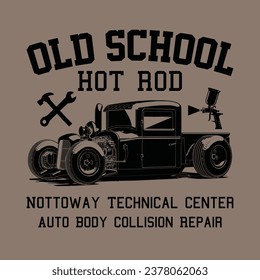 old school t shirt design