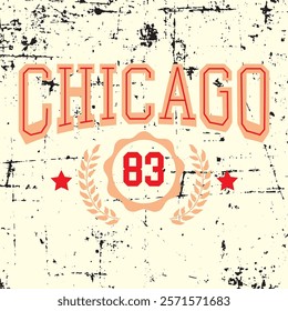 OLD SCHOOL VECTOR ART, DESING AND TYPE, GRUNGE BACKGROUND UNIVERSITY ITEMS DESIGN RED AND BLUE, GREEN, VINTAGE SHIELD NUMBERS  SPECIAL WEARS AND LETTERING. RETRO STYLE