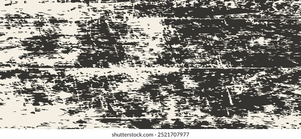 Old scratched vintage grunge texture, horizontal background.