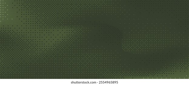 Old screen bitmap background template. Vector green dither pixelated backdrop retro style for your design