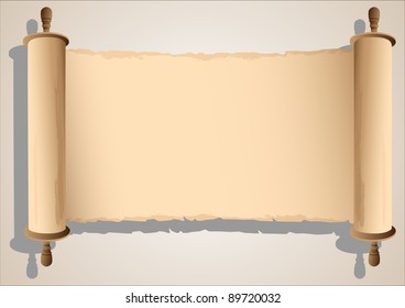 Old Scroll Banner.Vector Eps10.