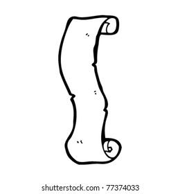 old scroll cartoon