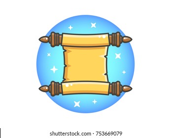 old scroll illustration