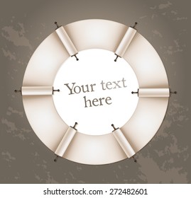 old scroll illustration background