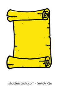 Old scroll illustration without text