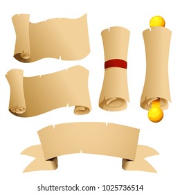 old scroll paper set 2