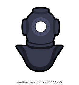 old scuba mask icon