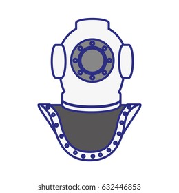 old scuba mask icon