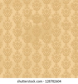  old seamless damask wallpaper