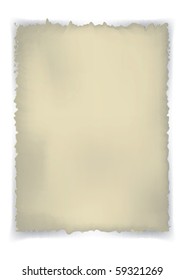 Old sheet of paper a vector illustration