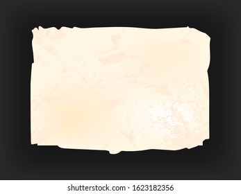 Old sheet of paper. Vector stock illustration for card