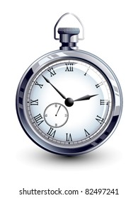 Old silver watch