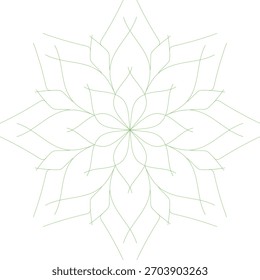Old Simple Icon With Mandala