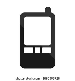 old smartphone icon, vector illustration. Old Telephone