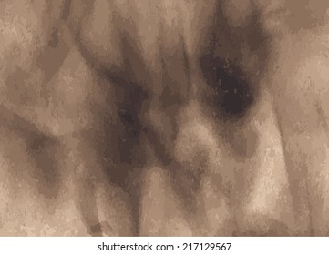Old smoked paper texture, vector format